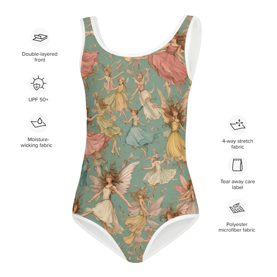 Enchanting Fairies All-Over Print Kids Swimsuit product image (11)