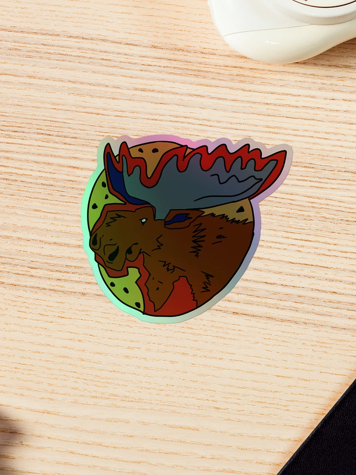 Vapormoose holographic stickers product image (1)