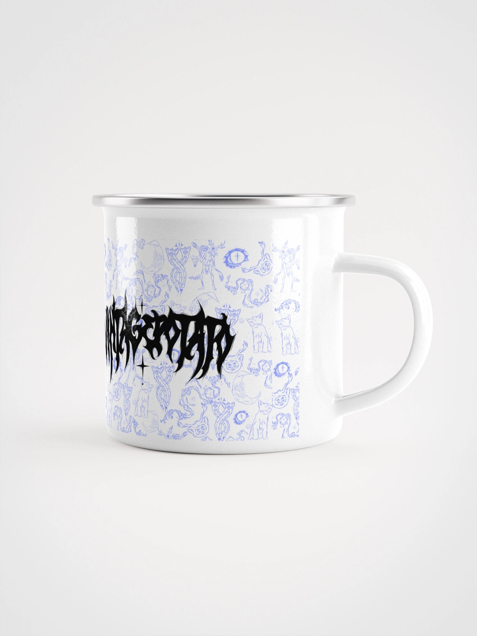 Suck a Badge Down Enamel Mug ( LIMITED EDITION ) product image (1)