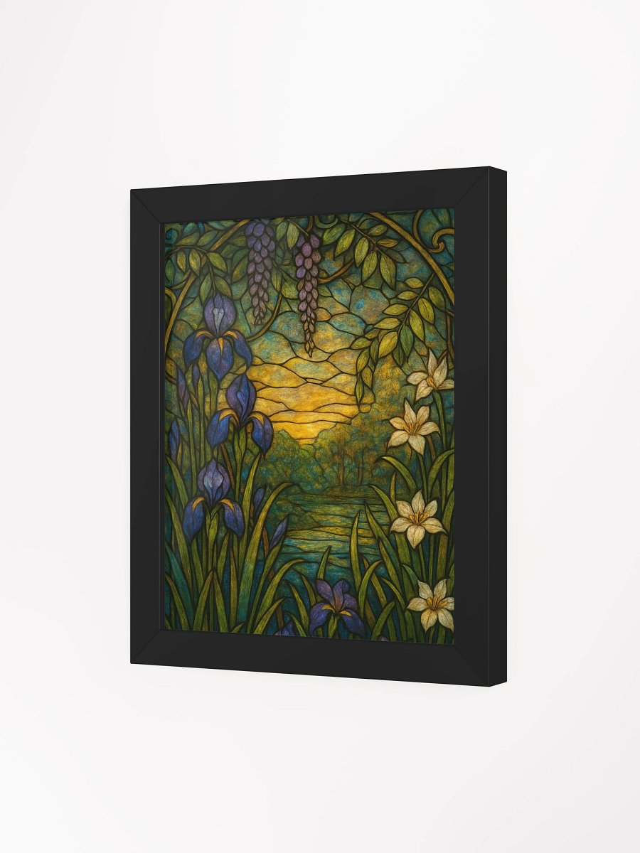 Wisteria Sunset Stained Glass Artwork product image (5)