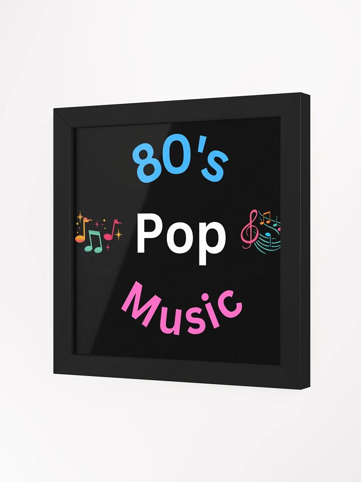 80's Pop Music Framed Poster product image (2)