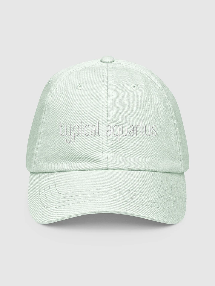 Typical Aquarius White on Mint Baseball Hat product image (1)