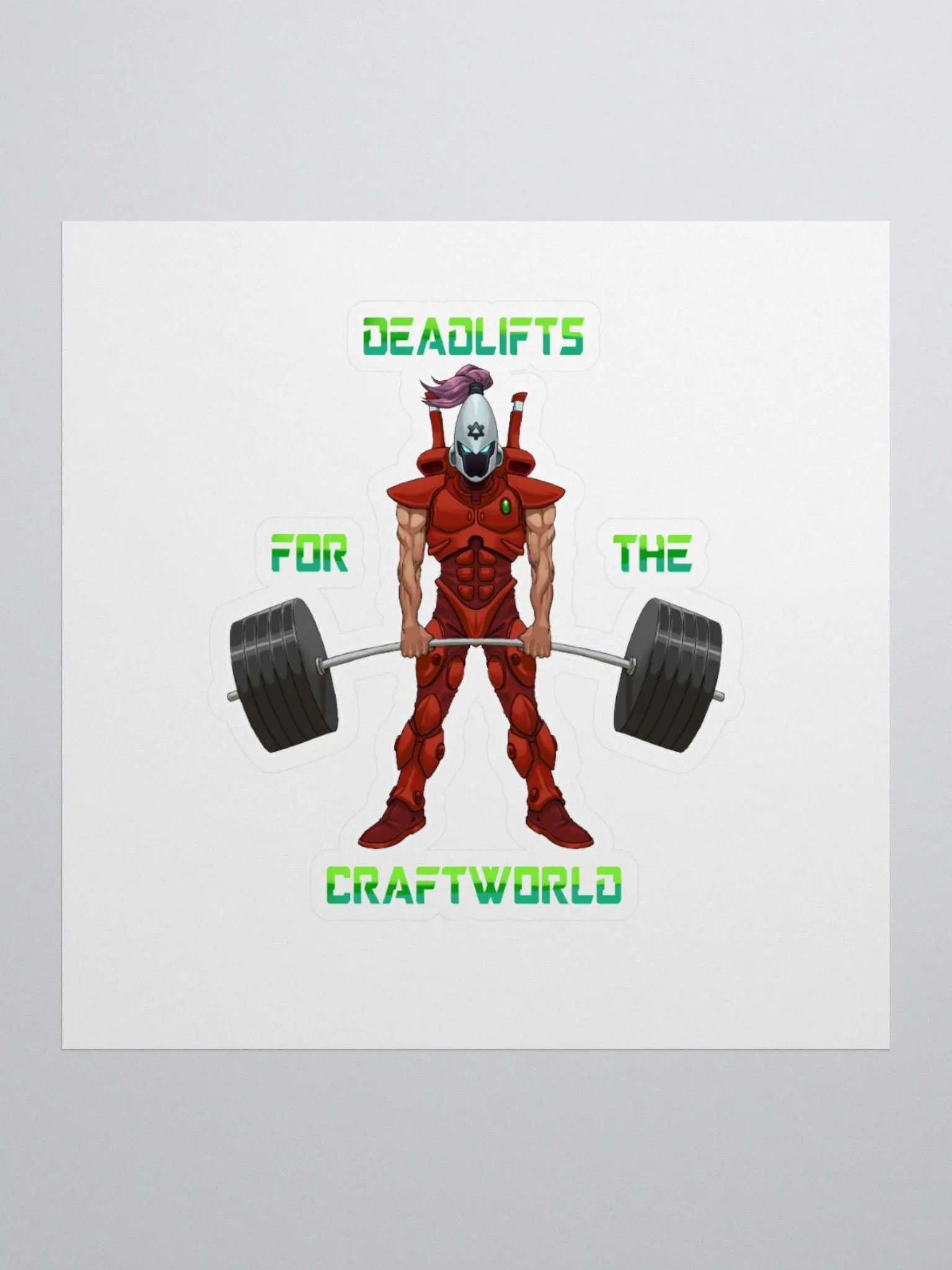Deadlifts For The Craftworld! - Sticker product image (1)