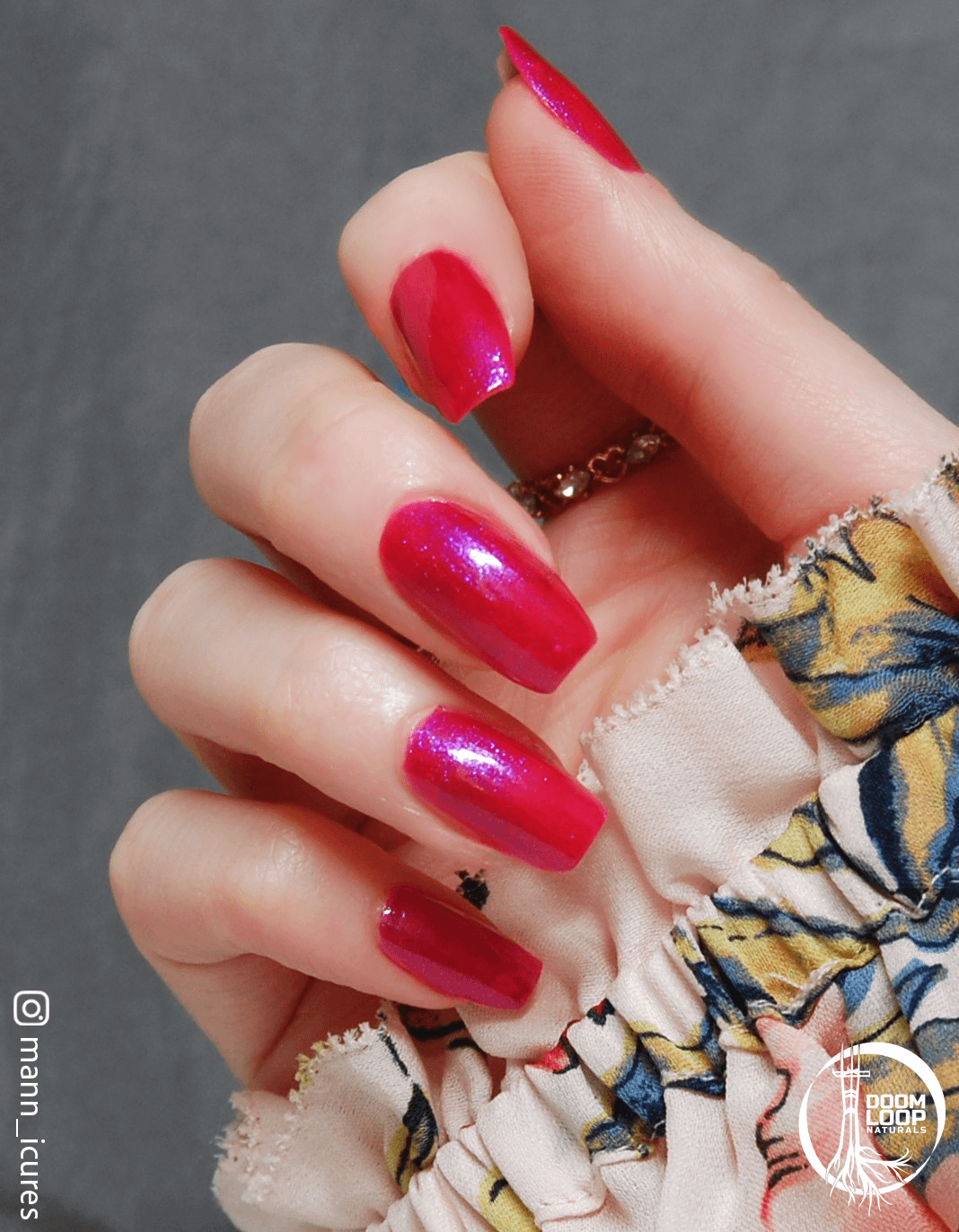 INFERNAL EQUINOX - Electric Fushia and Blue Shimmer Nail Polish product image (5)