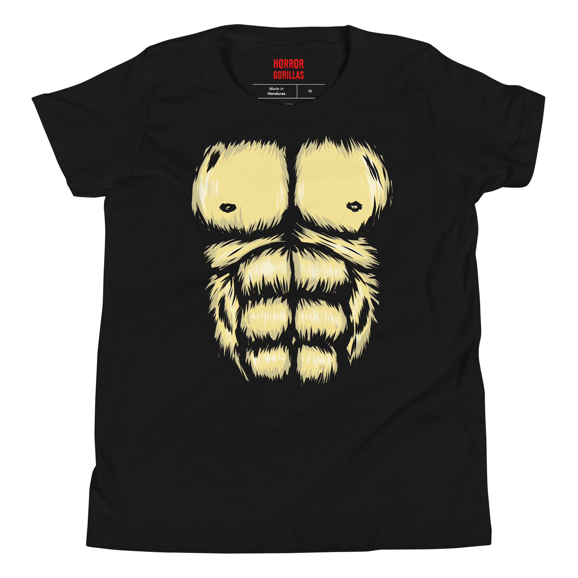 Gorilla Chest Muscle Halloween Costume Funny T-Shirt For Kids product image (8)