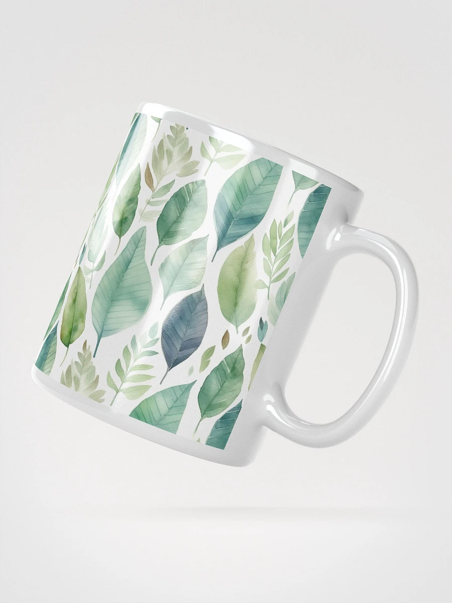 Green leaf mug product image (3)