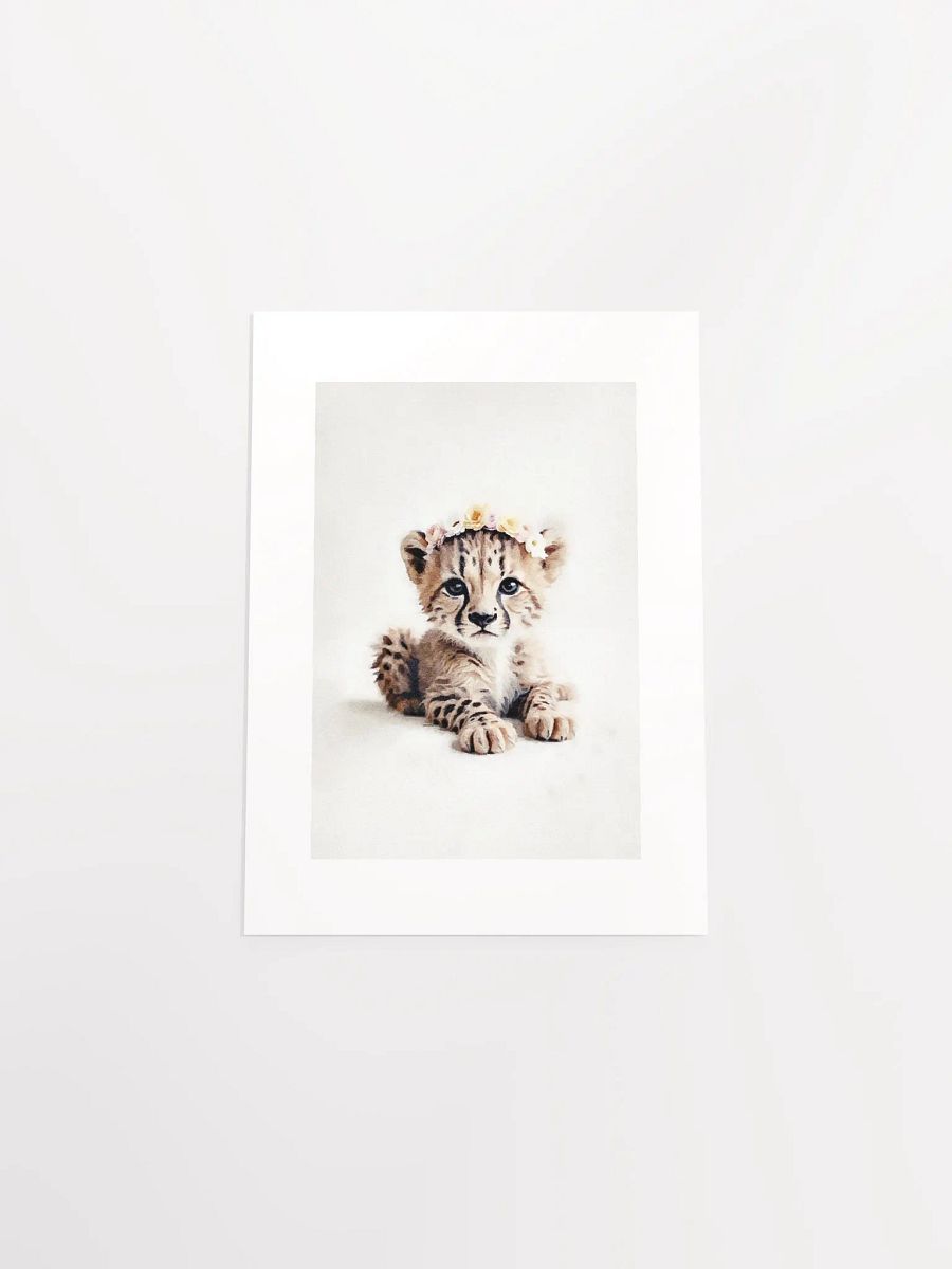 Cheetah Cub Passepartout Print product image (29)