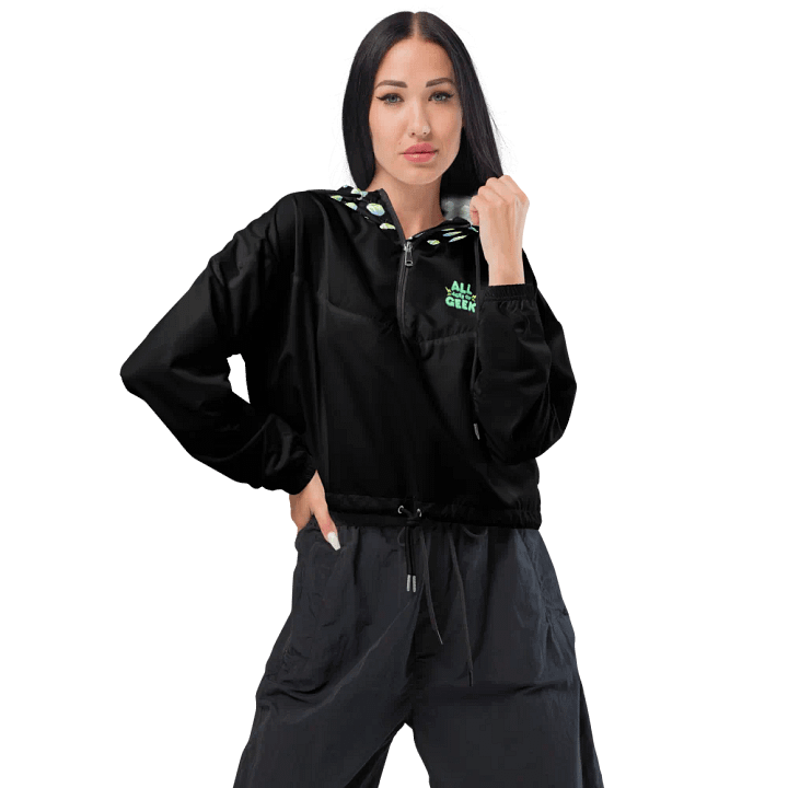 All Ages of Geek Cropped Windbreaker product image (1)