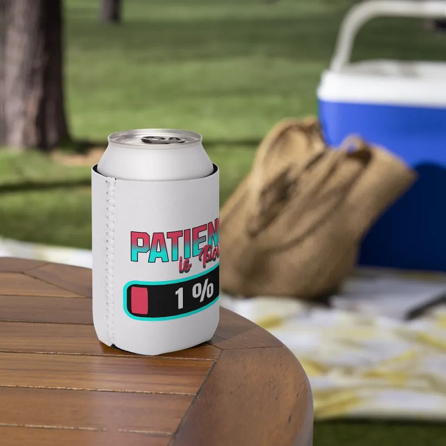 Patience Is Power 1% Can Cooler product image (6)