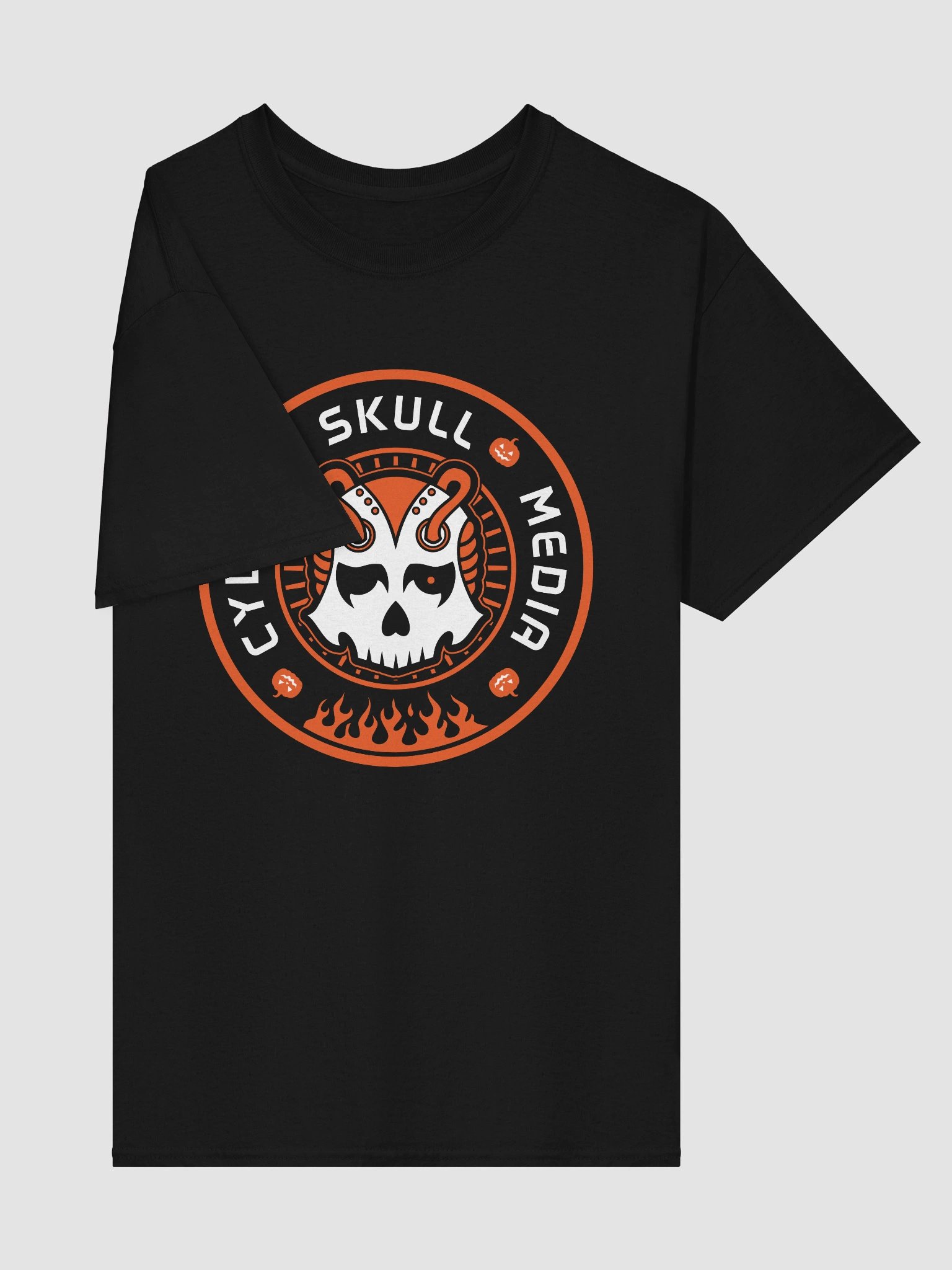 Cyber Skull Halloween 2025 Logo Tee (Basic) product image (4)