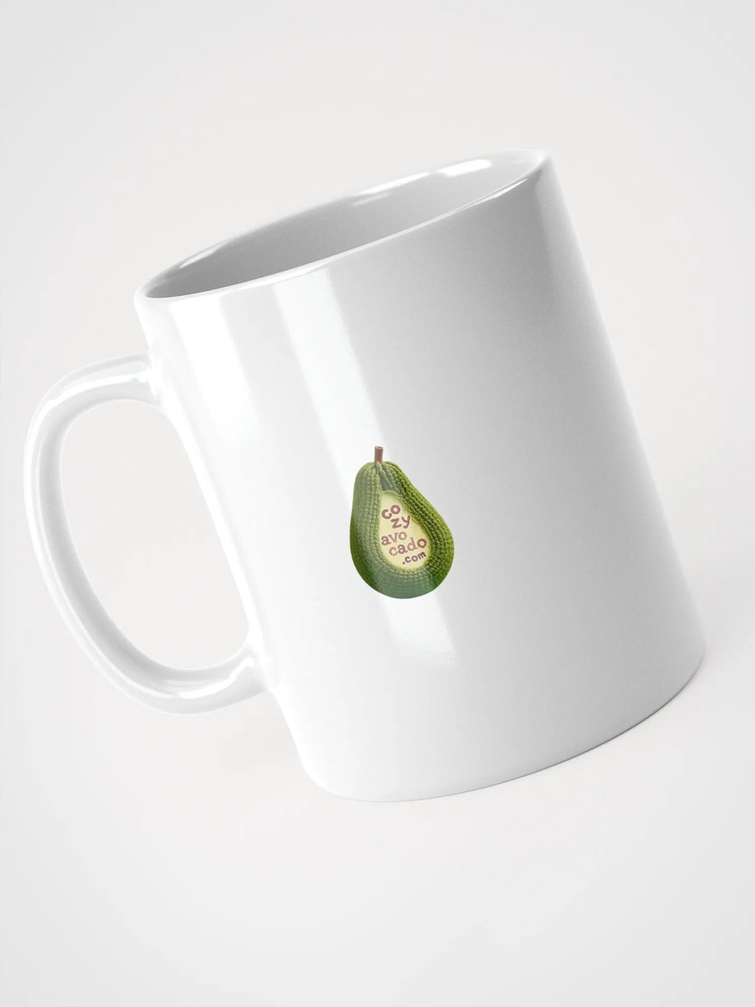 CozyAvocado White Glossy Garlic Mug #1 product image (3)
