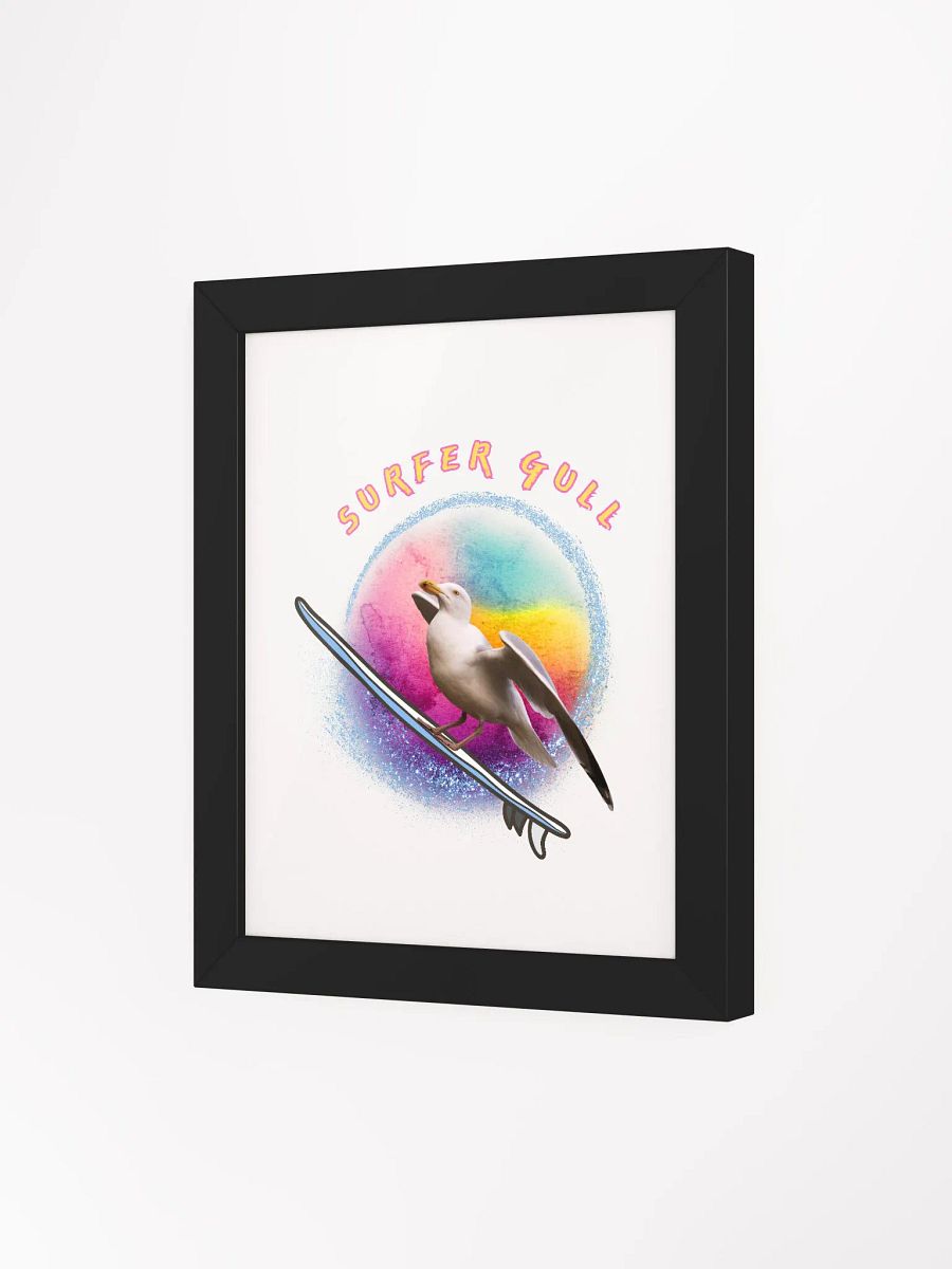 Soleil the Surfer Gull Framed Print product image (54)