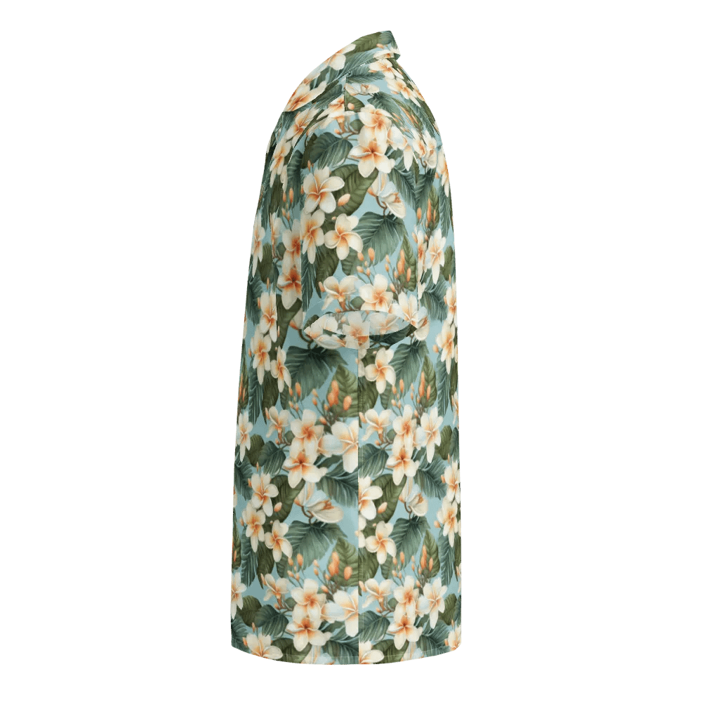 Plumeria Floral Hawaiian Shirt product image (5)