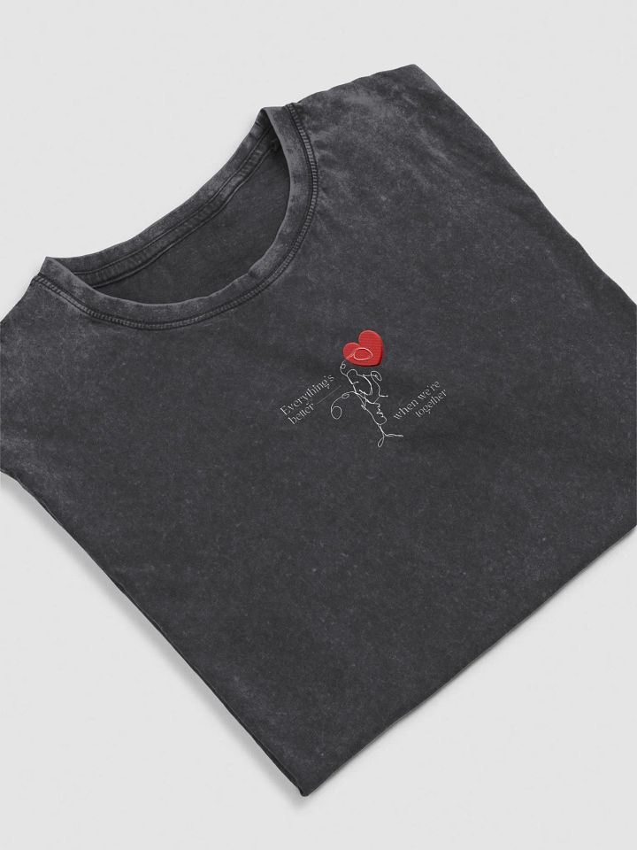 Everything's better when we are together | Unisex Denim T-shirt product image (1)