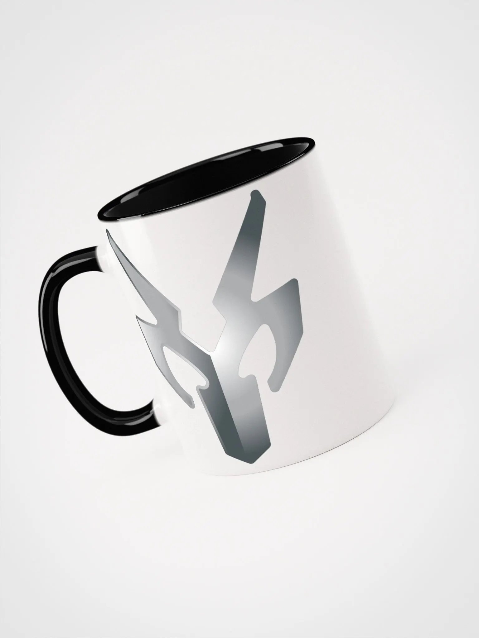 White/Black Coffee Mug with Logo product image (3)