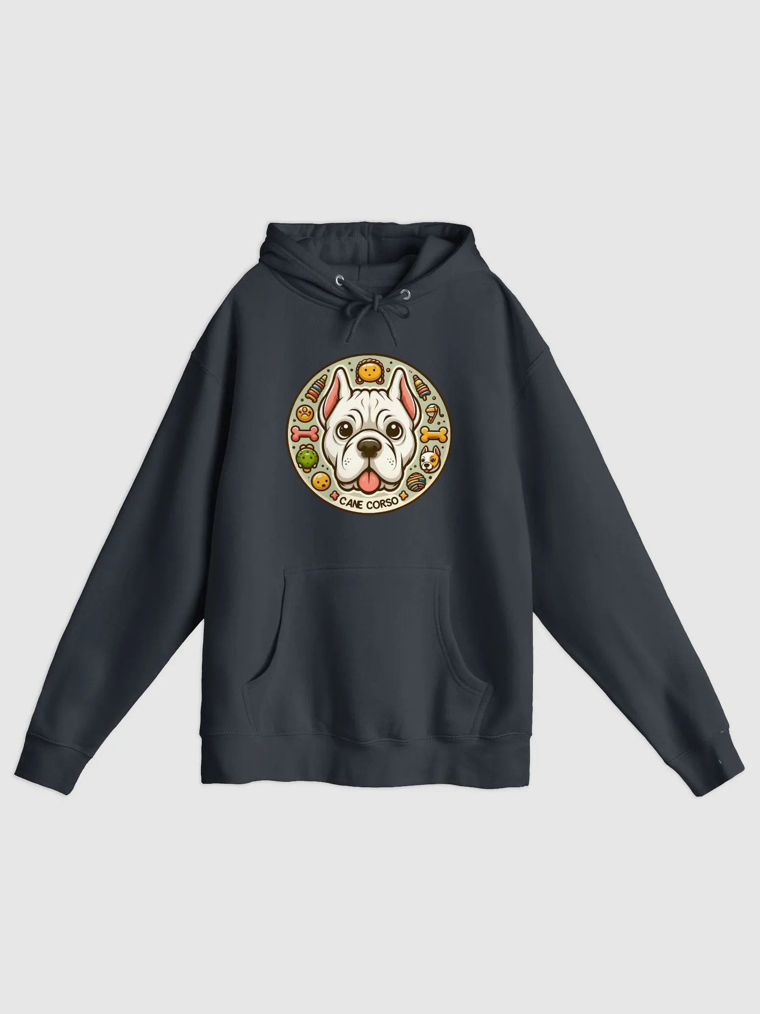 Elegant White Cane Corso Hoodie – Rare Dog Breed Apparel product image (13)