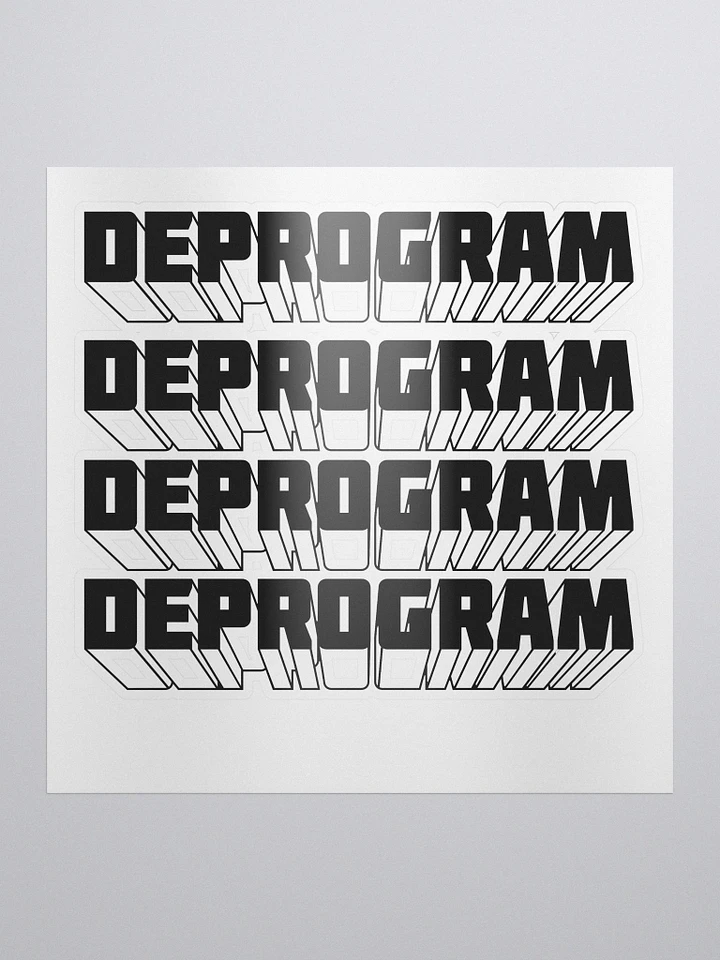 Deprogram Sticker product image (1)