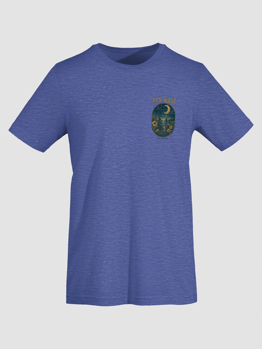 Key West Tropical T-Shirt Ultra Soft Tee with Moonlight Scene product image (7)