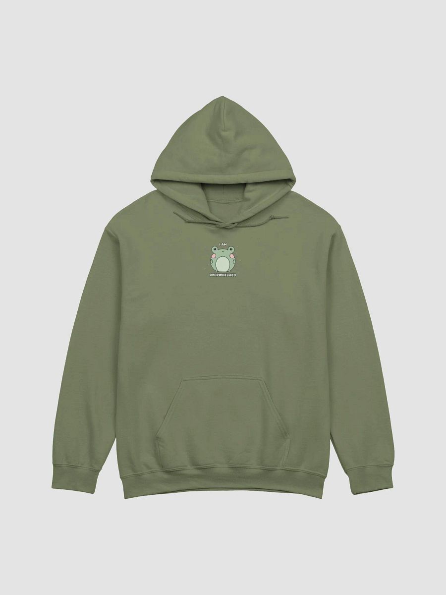 I Am Overwhelmed Frog Hoodie product image (1)