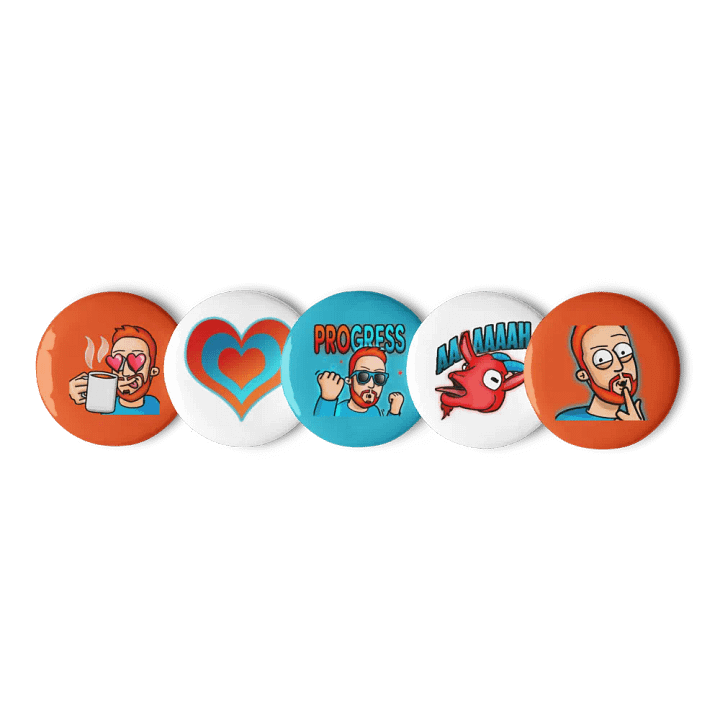 Emote Pin Badges product image (2)