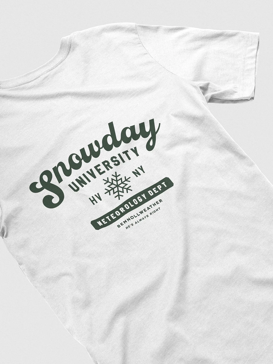Snowday University t-shirt - white product image (5)