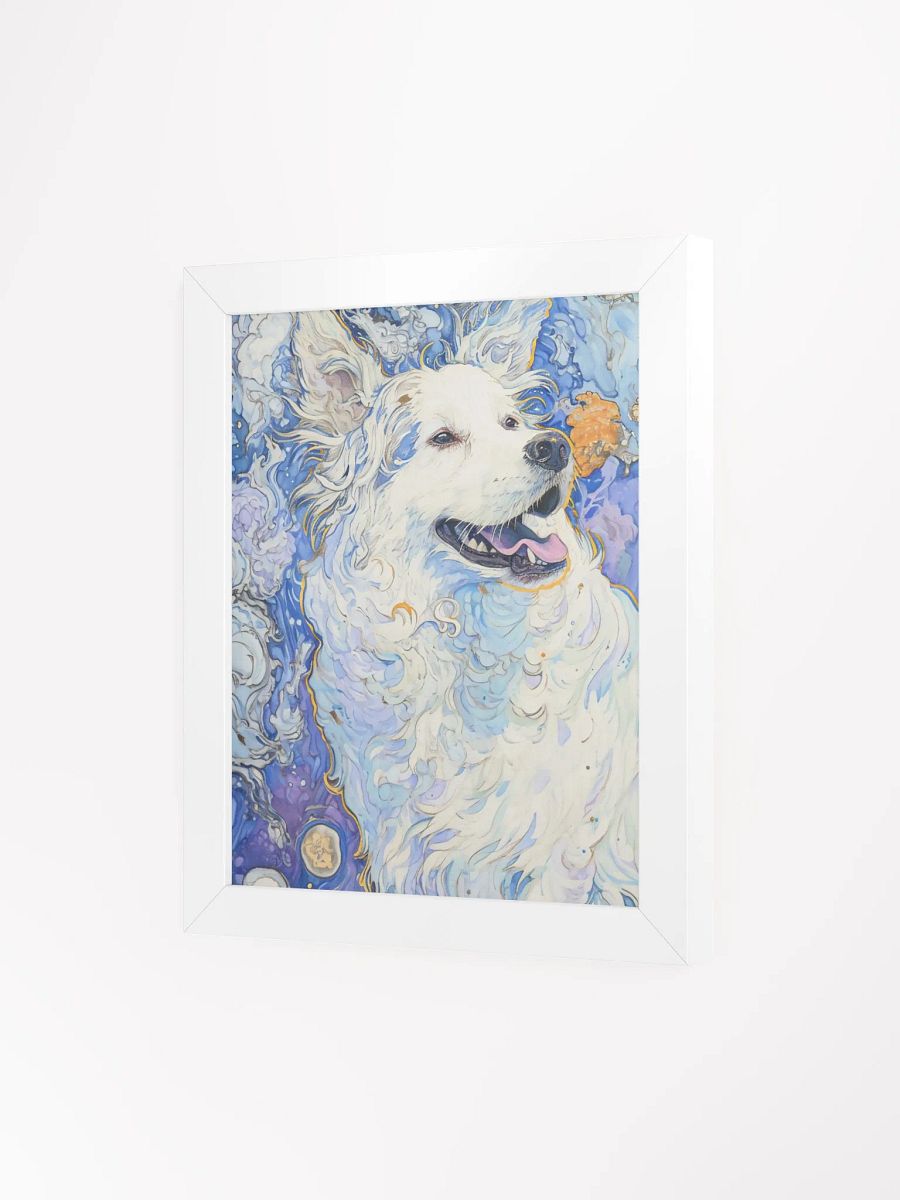 Whimsical Smiling Dog Framed Poster product image (3)