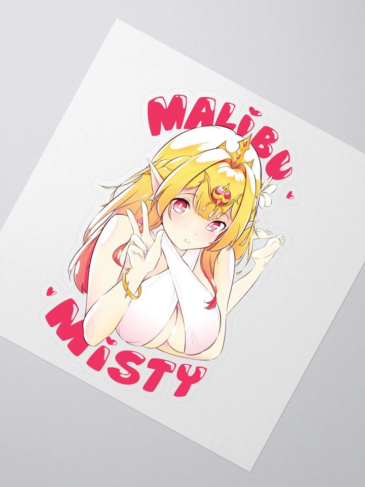 4x4 Malibu Misty Kiss Cut Stickers product image (2)