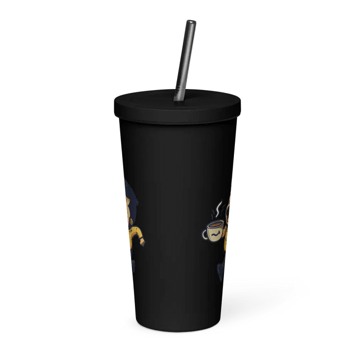 Coffee Break! Insulated Tumbler with a Straw v1 product image (5)