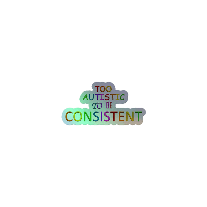 Too Autistic Stickers product image (1)