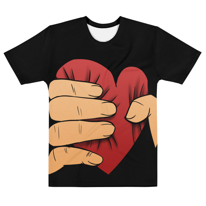 Big Heart Squeeze (black shirt / white skin tone) product image (1)