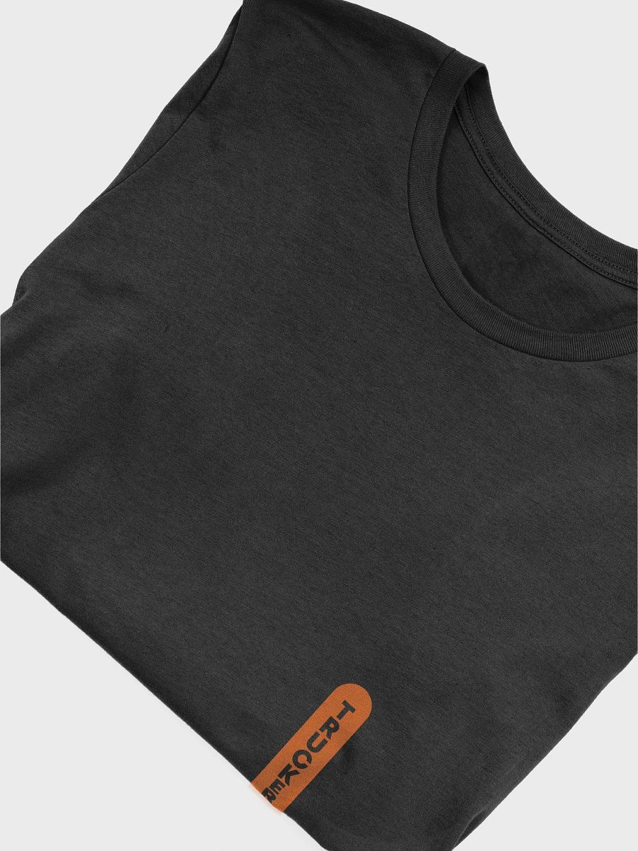 Trucker Dylan Cut Out Vertical Orange Logo T-Shirt - Dark product image (5)