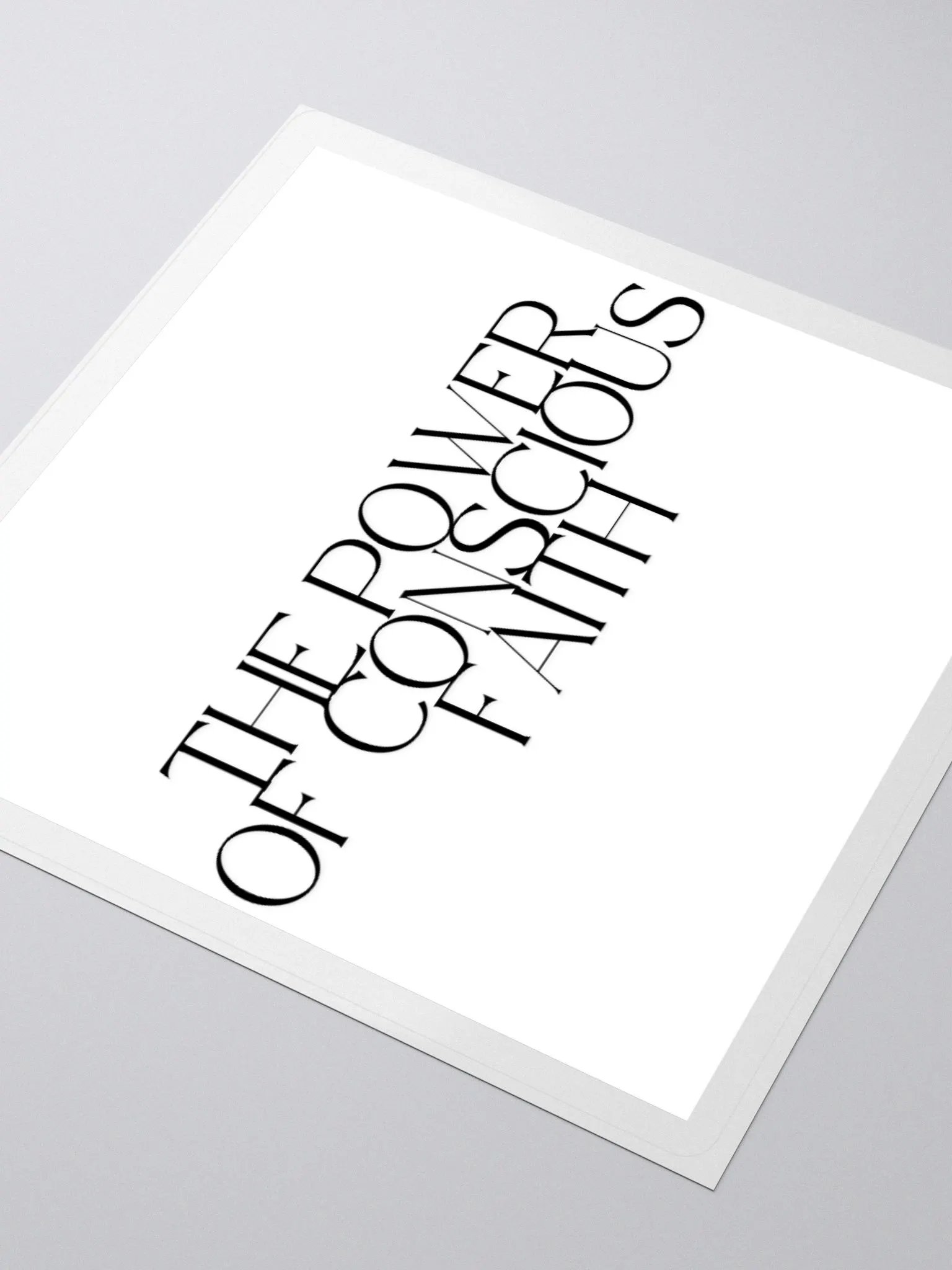 The Conscious Faith Affirmation Sticker product image (3)