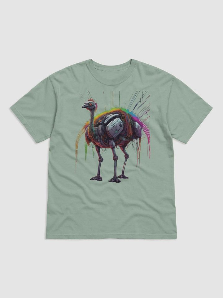 Ostrich Robot T Shirt product image (11)