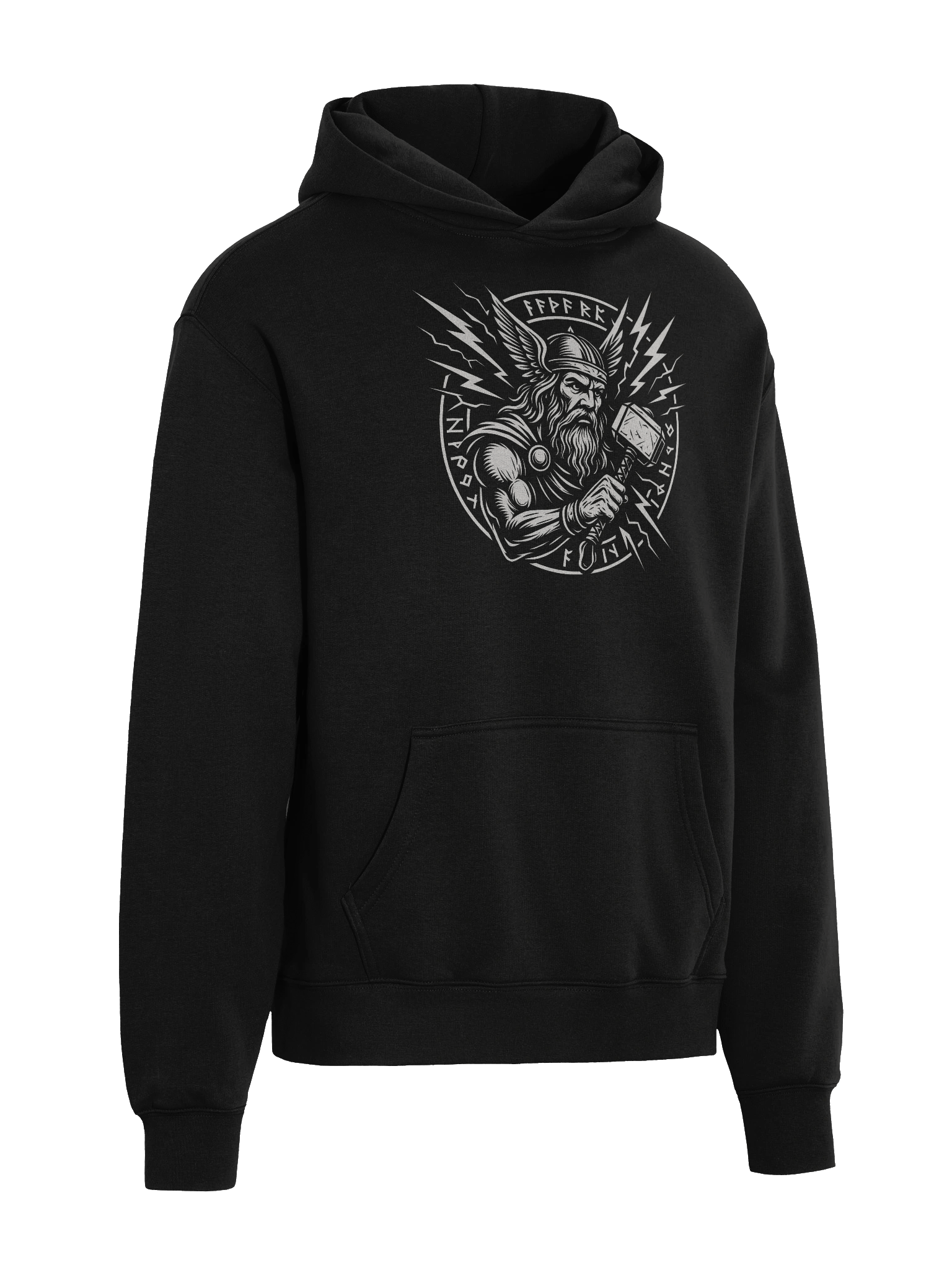 AS Colour Unisex Premium Oversized Hoodie - Thor God of Thunder Viking Print product image (12)