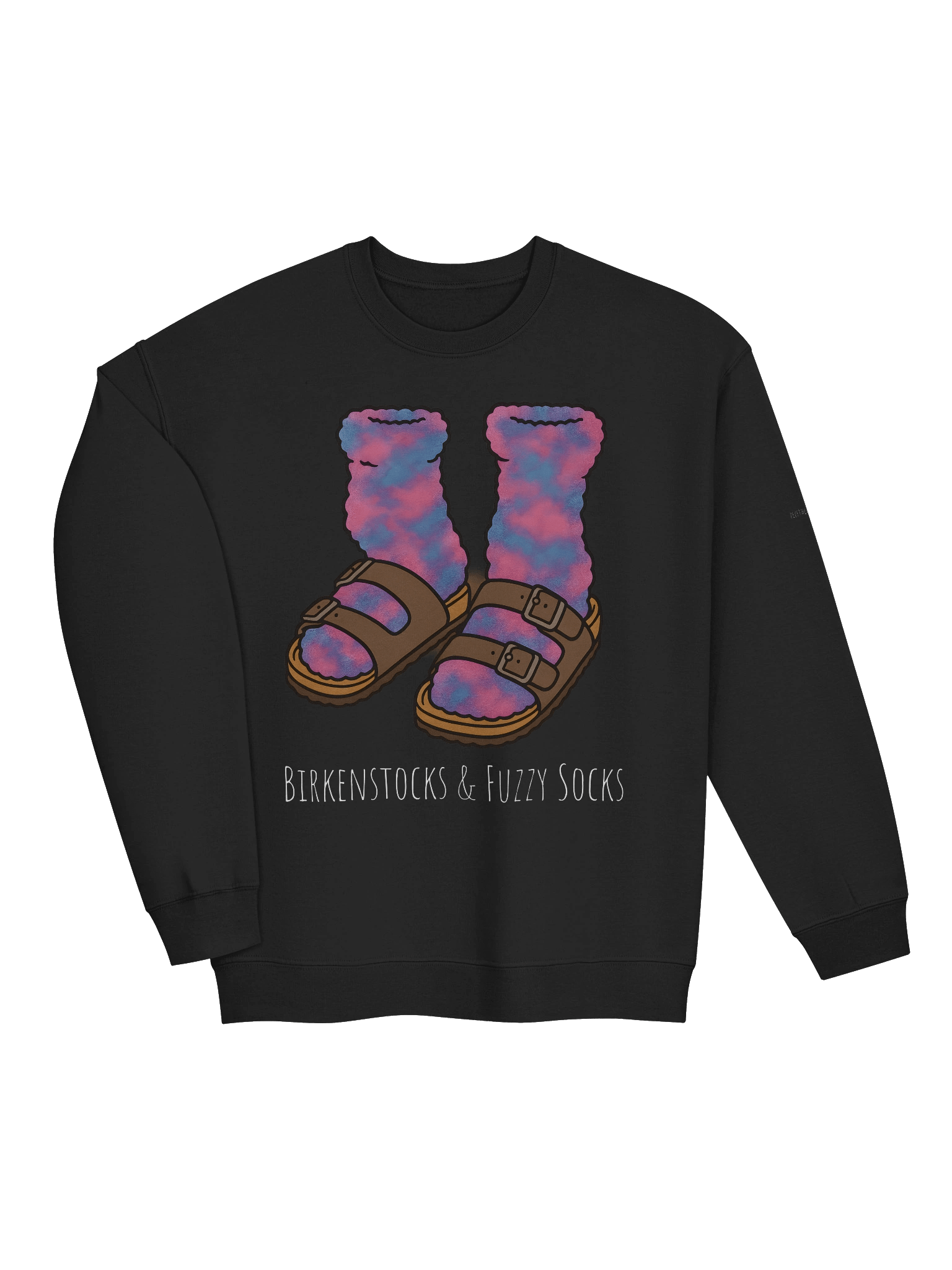 Birkenstocks & Fuzzy Socks Sweatshirt product image (3)