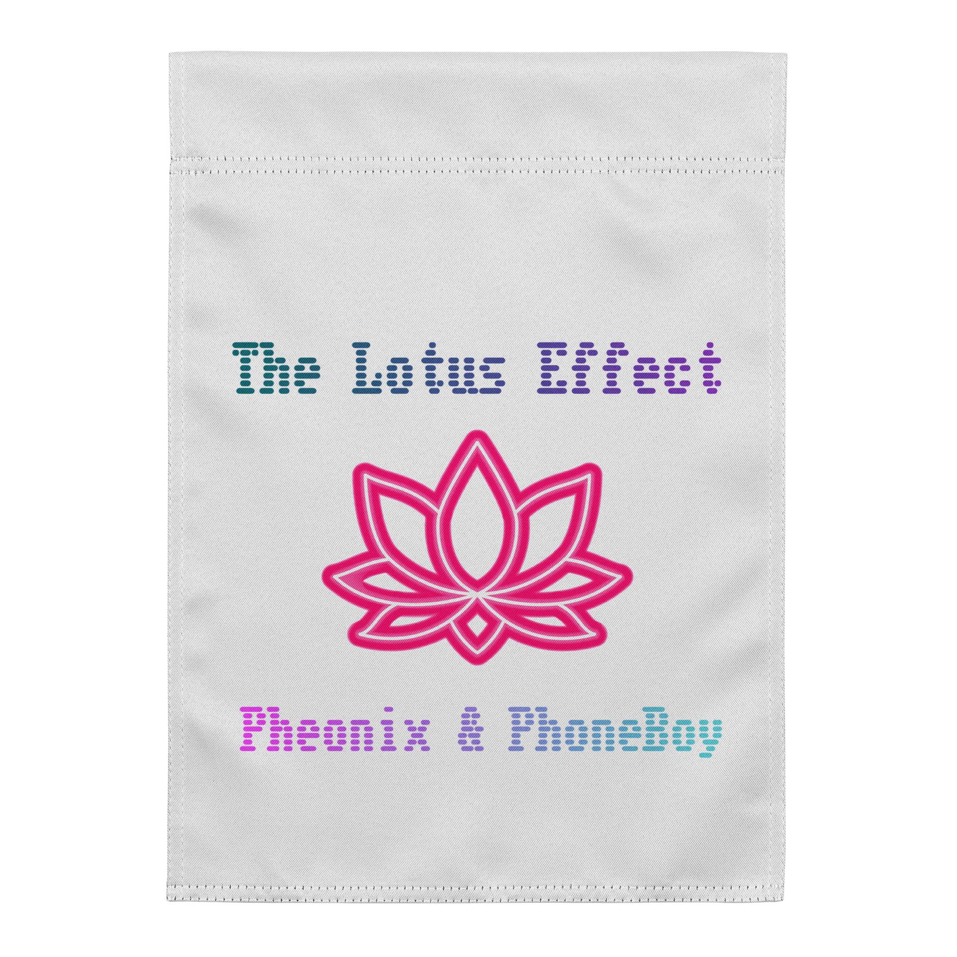 Lotus Effect Garden Flag product image (1)