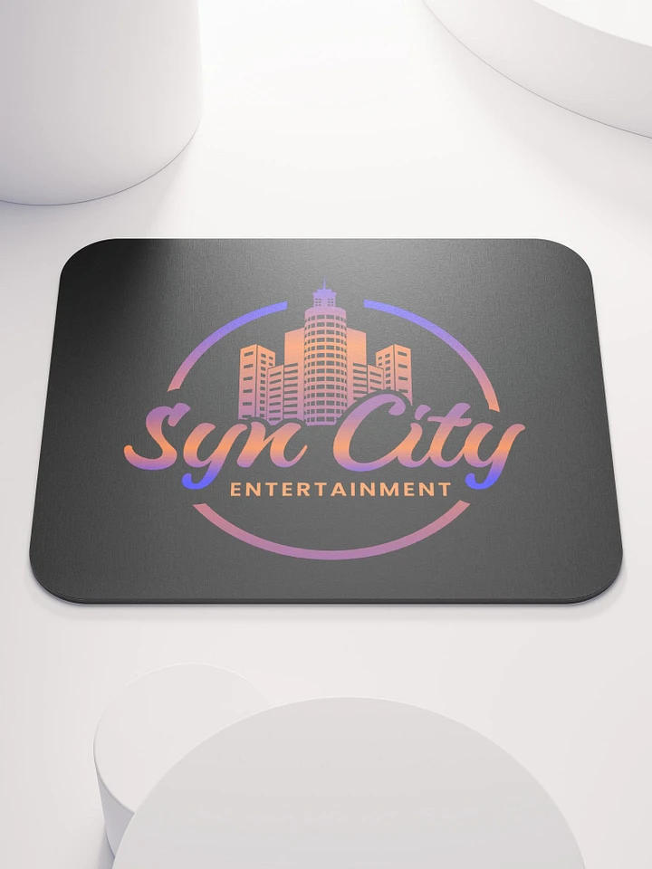 SCE Logo On Black Mouse pad product image (1)