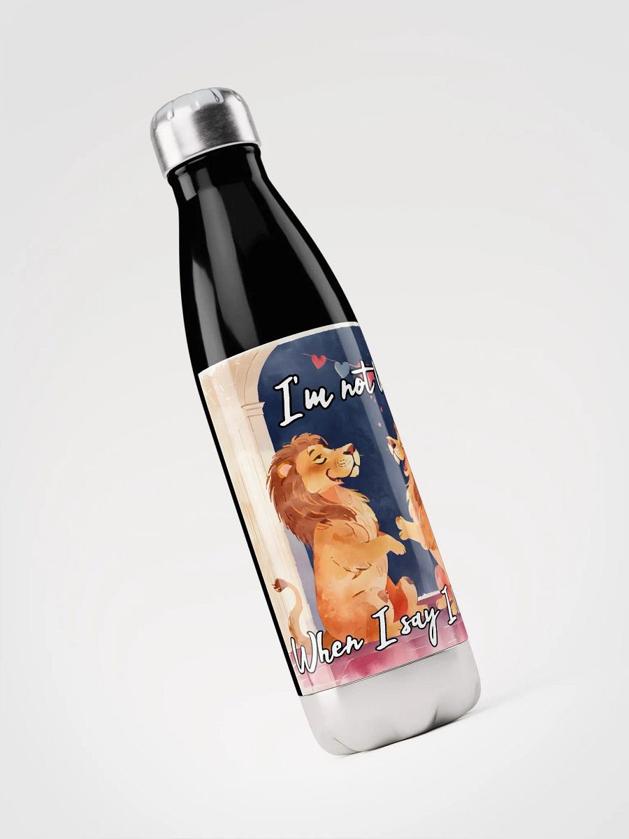 I'm Not Lion Stainless Steel Water Bottle product image (3)