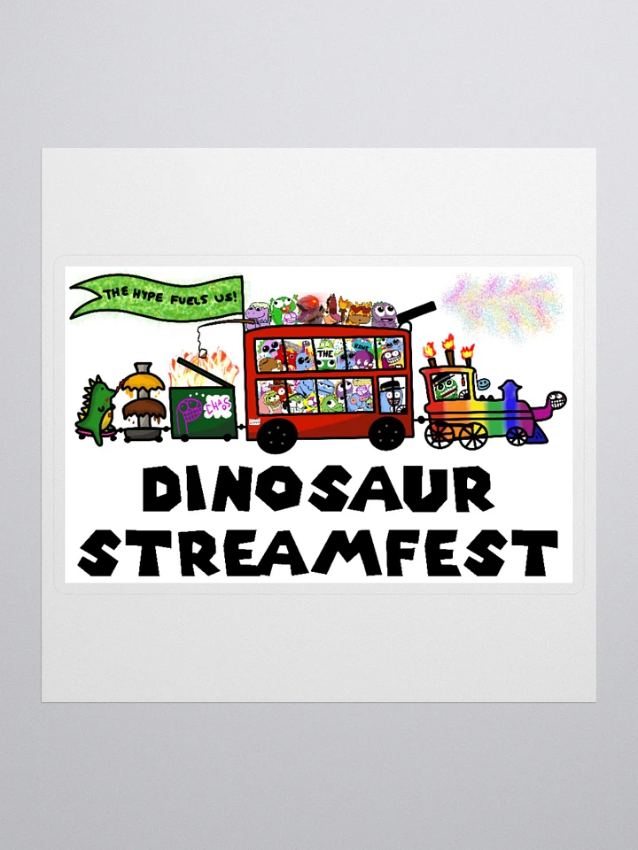 Dinosaur Streamfest Sticker product image (1)