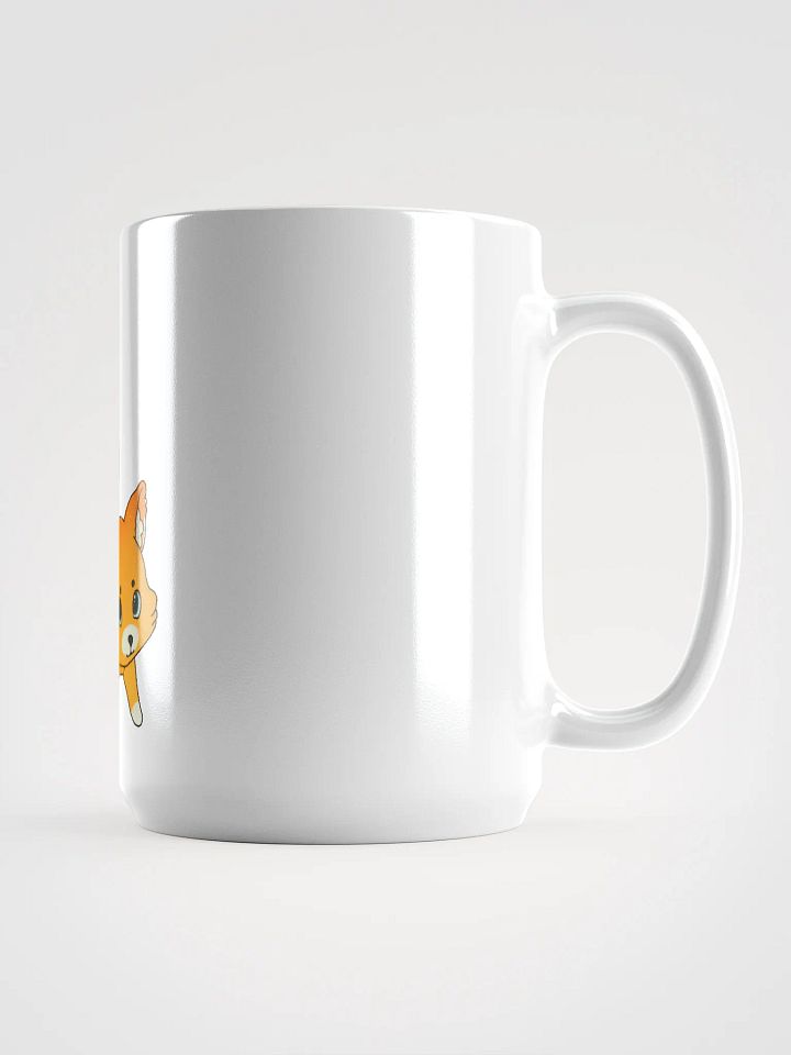 Crayon Fox White Glossy Mug product image (1)