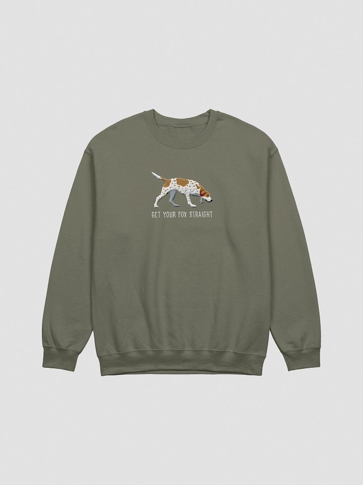 Get Your Fox Straight Sweatshirt (Embroidered) of an American Foxhound(Brown) product image (13)