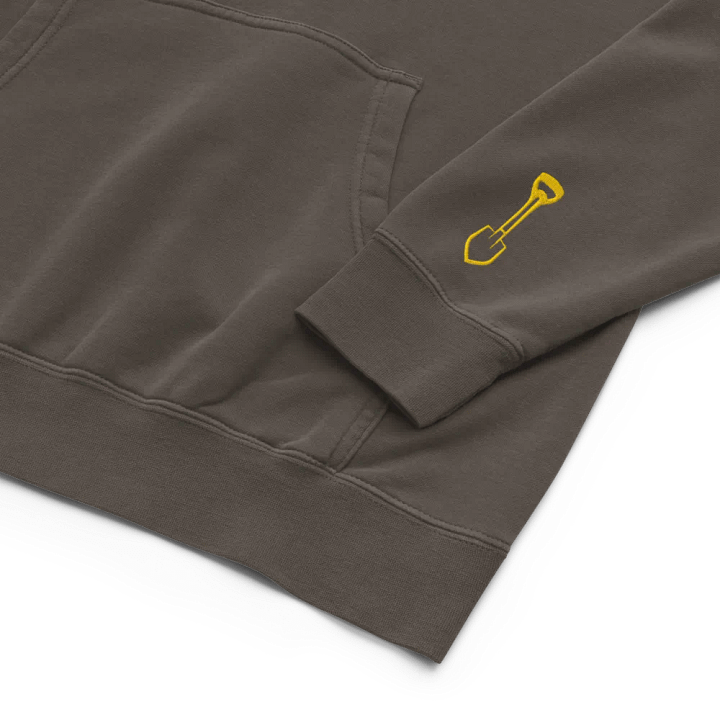 Embroidered Gold Shovel Pullover Hoodie product image (2)