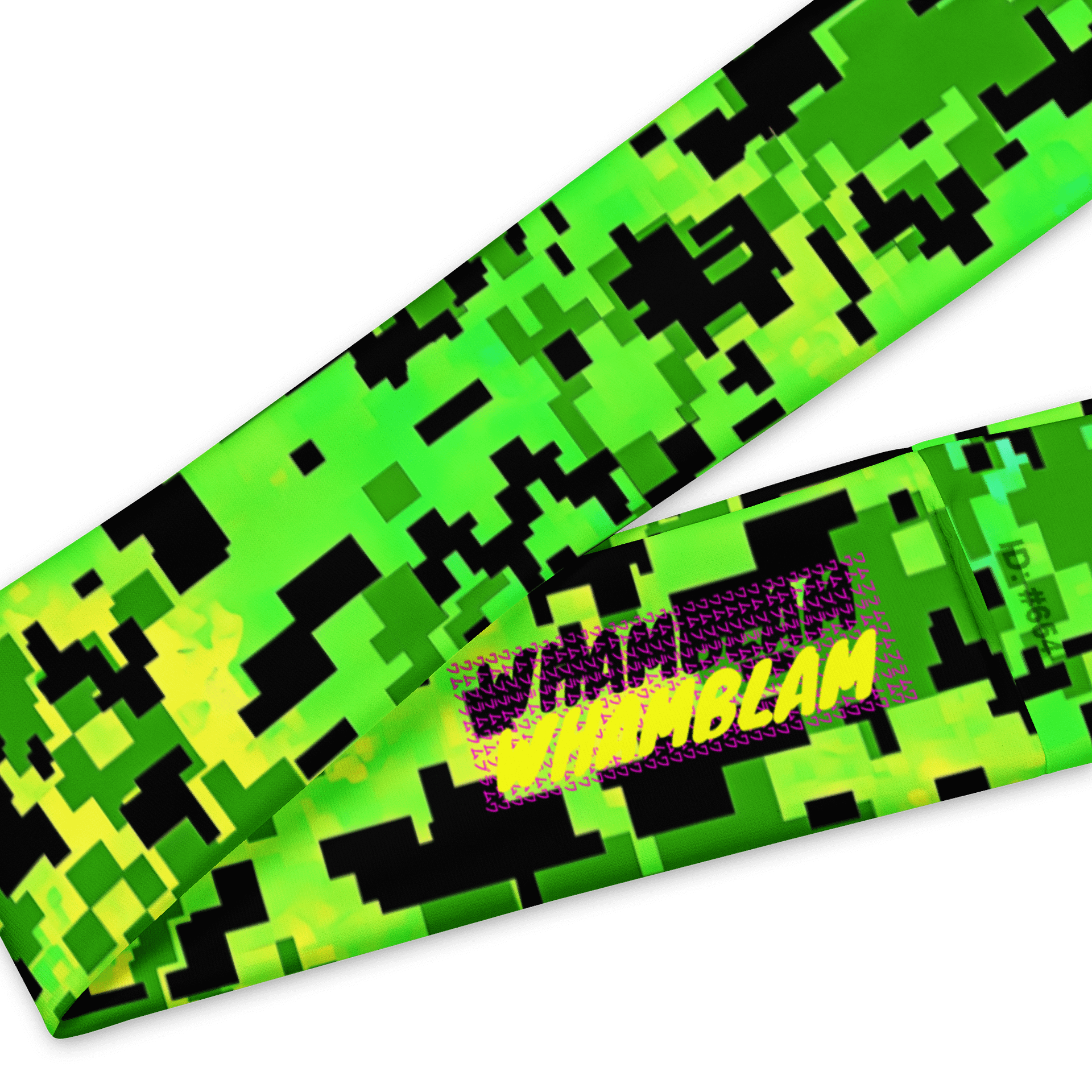 Pixelated Jungle All-Over Headband product image (3)