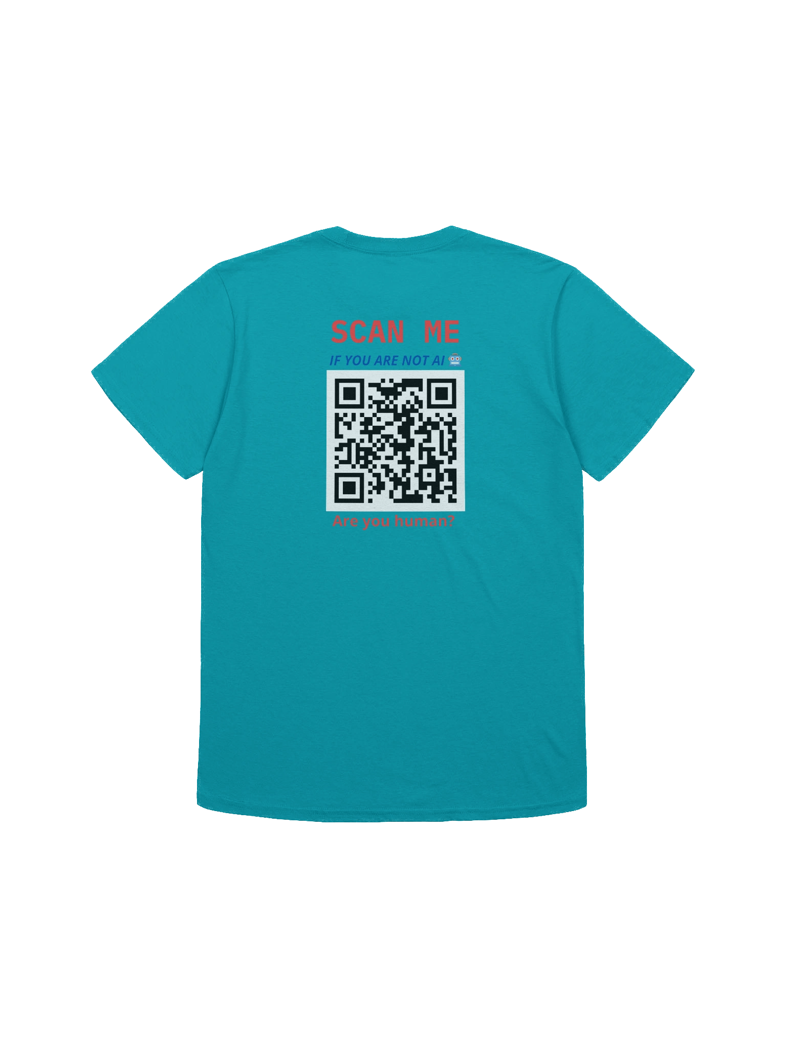 Human vs AI SCAN ME Unisex T-Shirt product image (86)