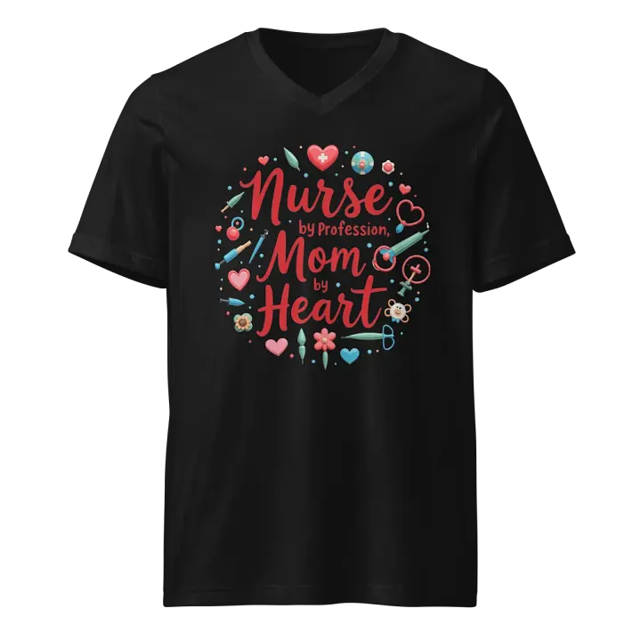Heartfelt Nurse V-Neck Tee product image (1)