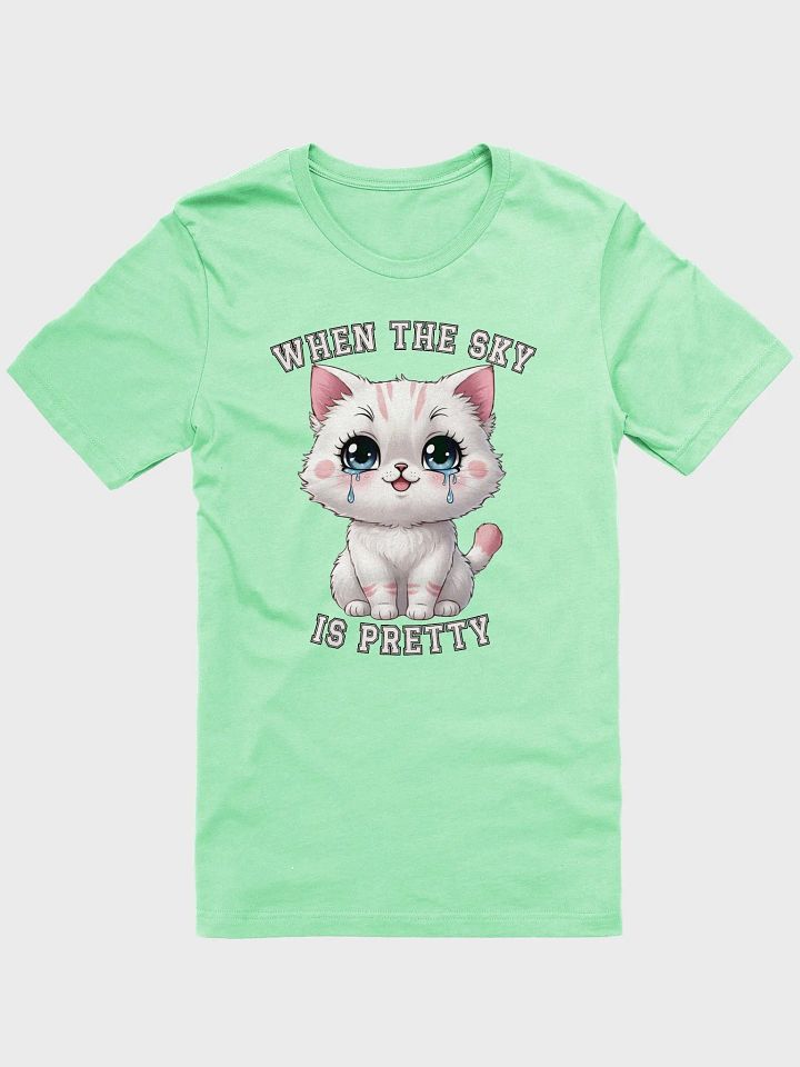 Cute Kawaii Cat Tee, Cat Lovers T-Shirt With Collegiate Letters product image (1)