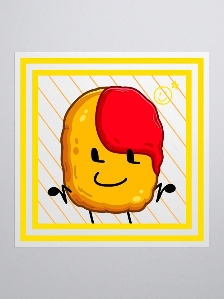 Chicken Nugget Kiss-Cut Stickers product image (1)