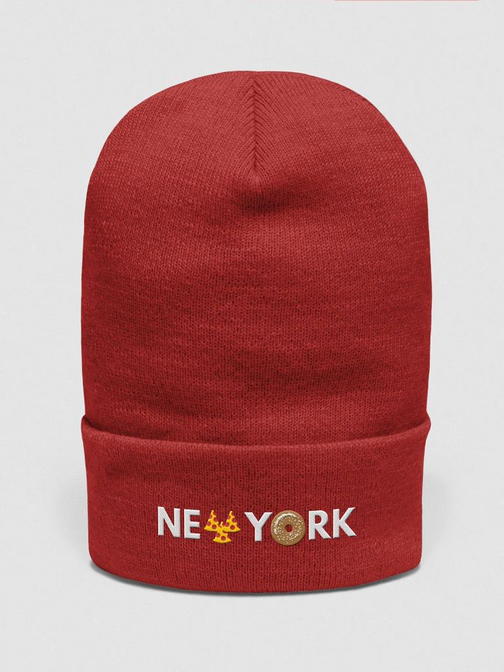 New York Pizza Bagel Dad Beanie product image (1)