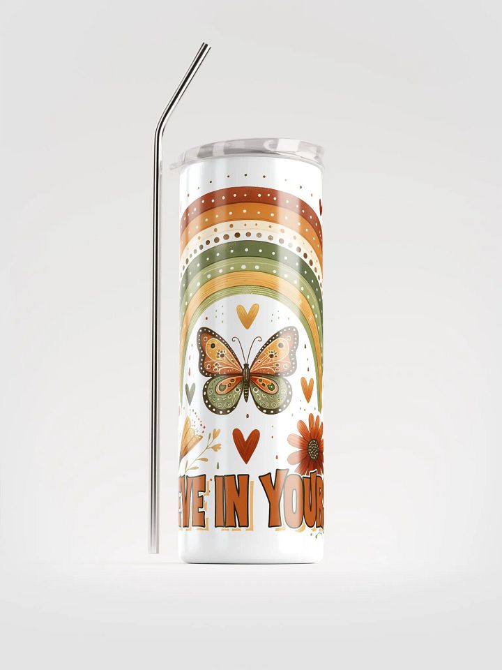 Whimsical Rainbow Butterfly Tumbler product image (1)