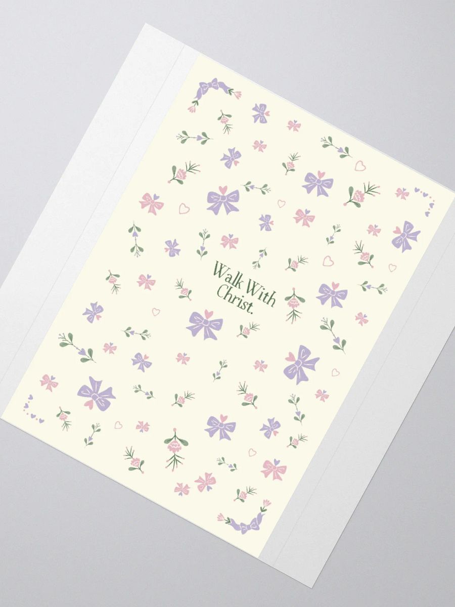 Walk With Christ Floral Kiss Cut Sticker Set product image (5)